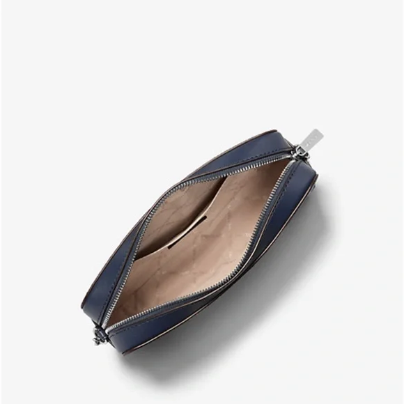 Michael Kors Blue and White Polka Dot Crossbody Bag - Picture 4 of 6